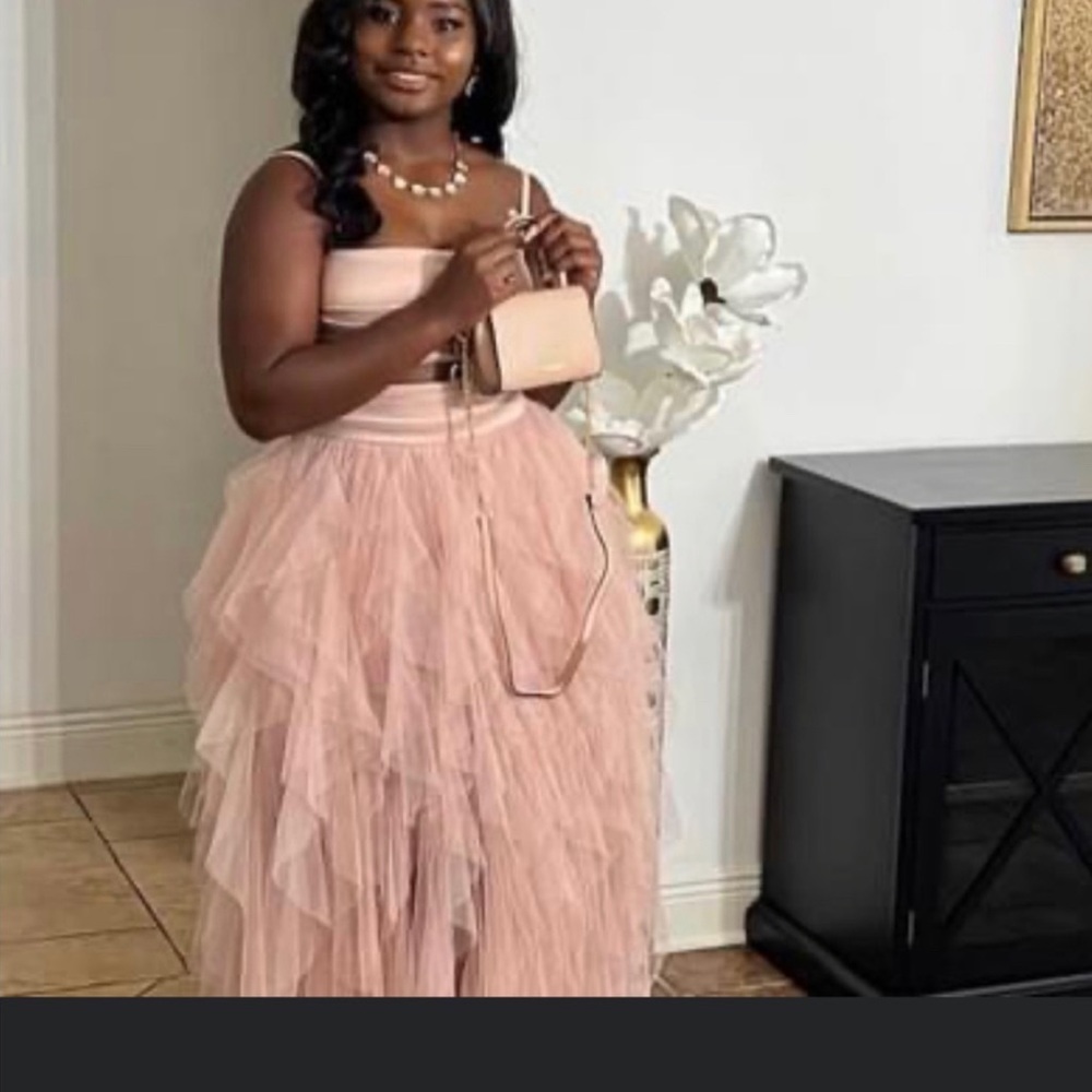 Tulle skirt Set Blush Pink